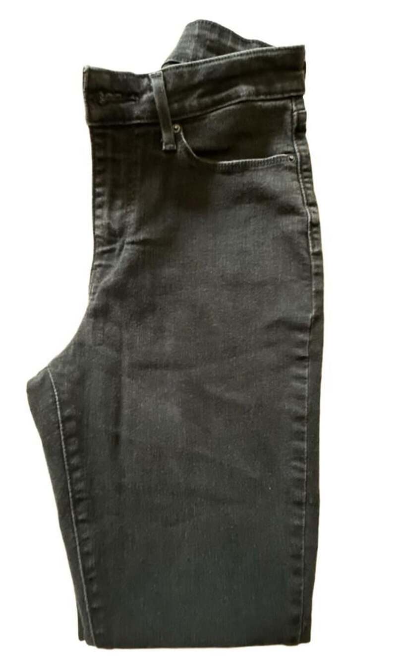 Signature by Levi Strauss & Co. High Rise Skinny Size 10L W30 L32 Black Jeans - Picture 2 of 6